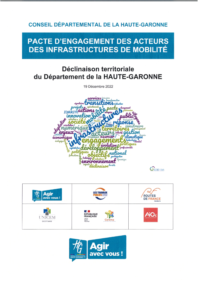 Pacte Engagement Des Acteurs Des Infrastructures De Mobilit&eacute;